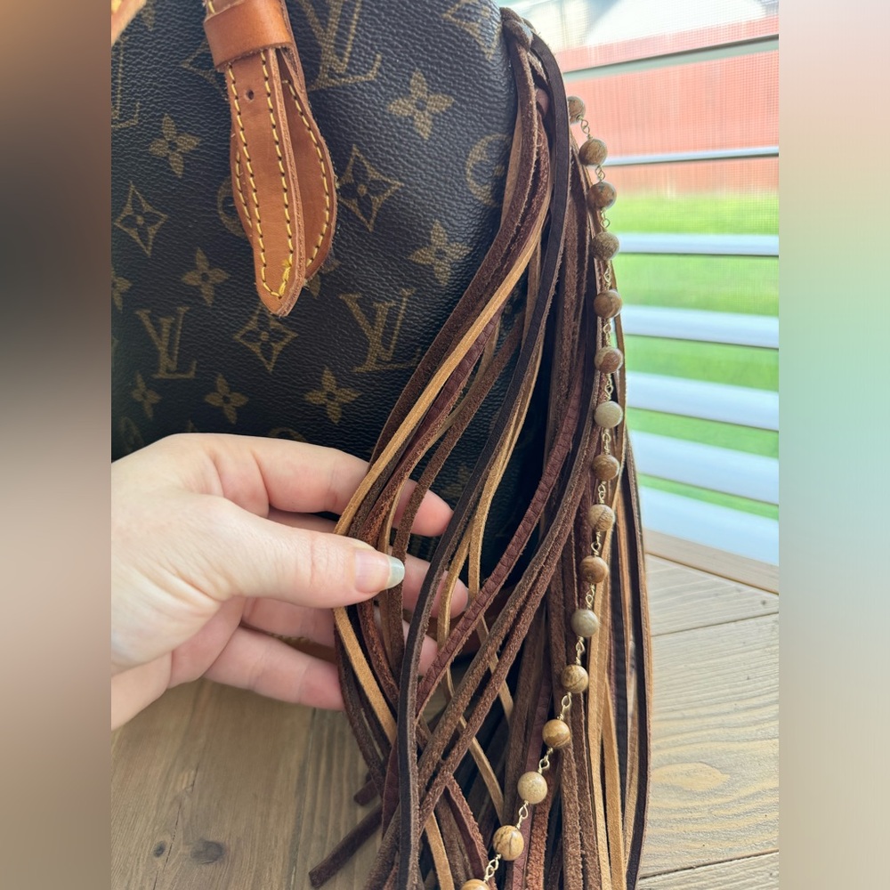 Authentic & Upcycled Louie Vuitton French Tote